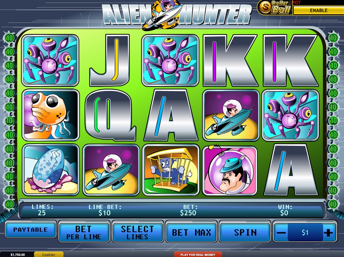 Play alien slot machine online