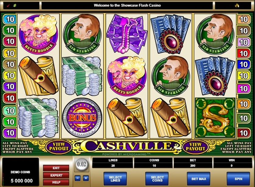 Увлекательные игровые слоты «Cashville» в Буй казино
