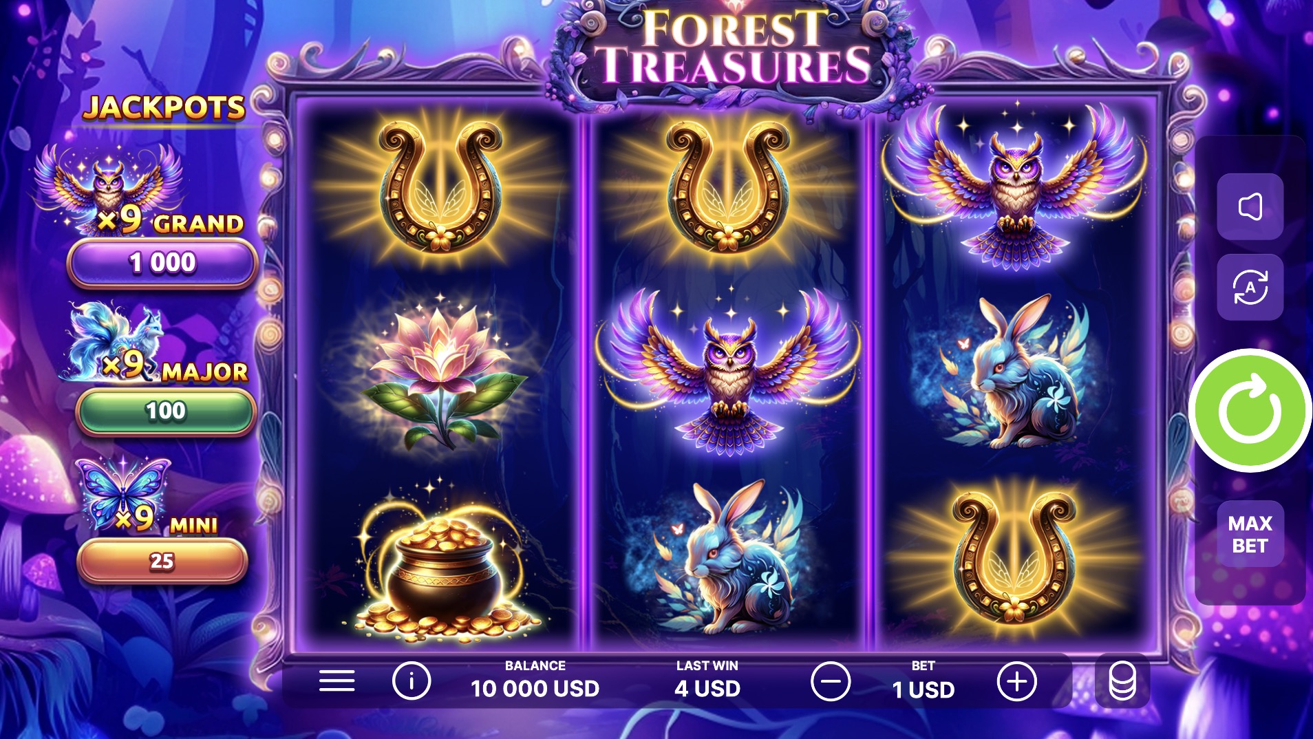 Free crystal forest slot game