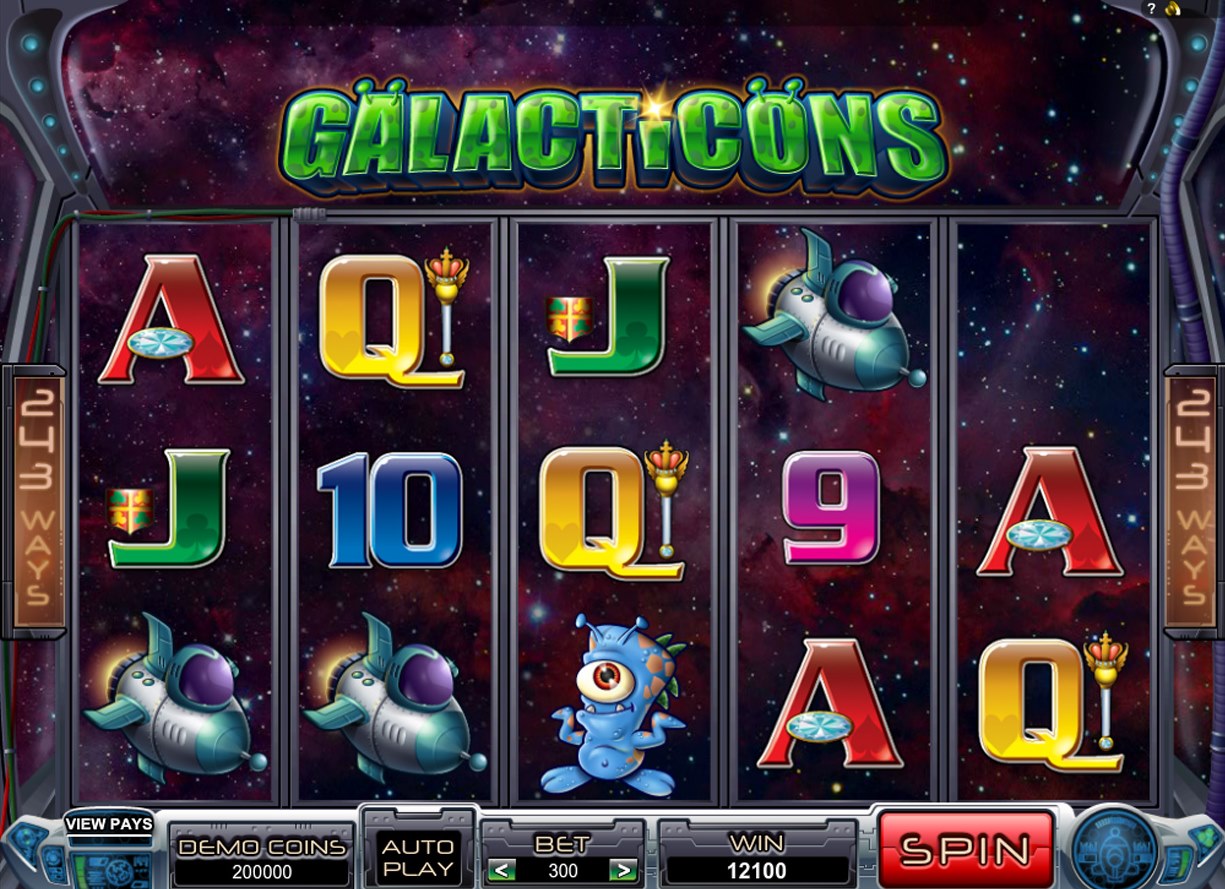 Оригинальные игровые автоматы «Galacticons» на портале Фреш Казино