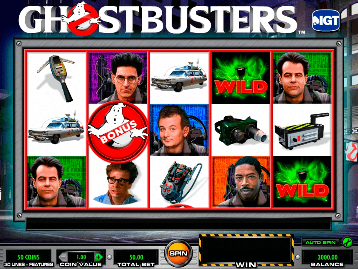 Видеослоты «Ghostbusters» на игровом портале Вулкан Жара