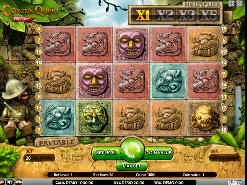 Игровой автомат «Gonzo’s Quest» — спиши играть в казино Vavada