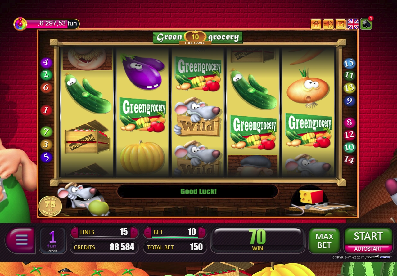 Слоты «GreenGrocery» в Фараон казино играть онлайн