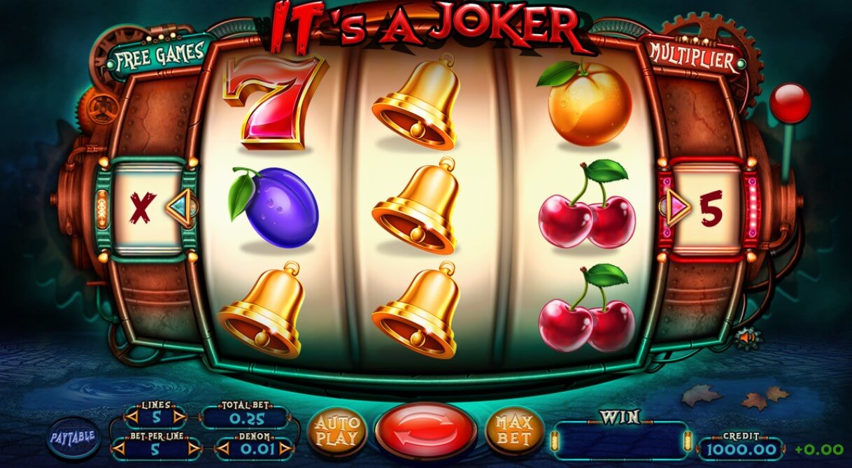 Игровой автомат «It’s a Joker» на зеркале Джойказино