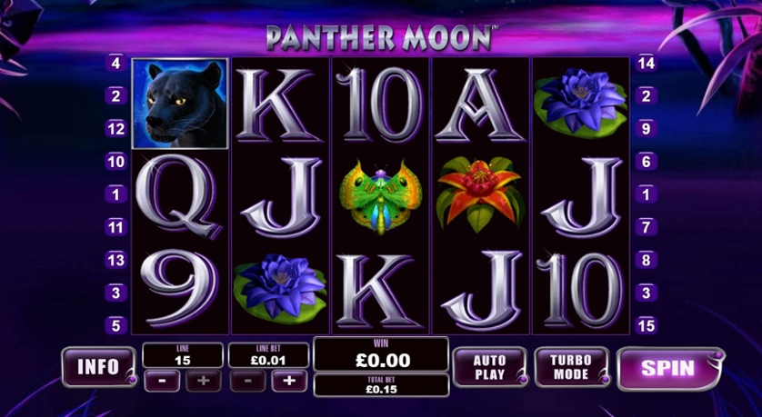 Опис слота 'Panther Moon' в Cin AP Casino