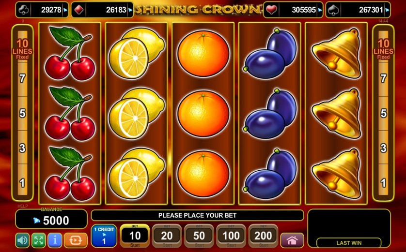 «Shining Crown» — игровые автоматы онлайн бесплатно в казино МаксБет