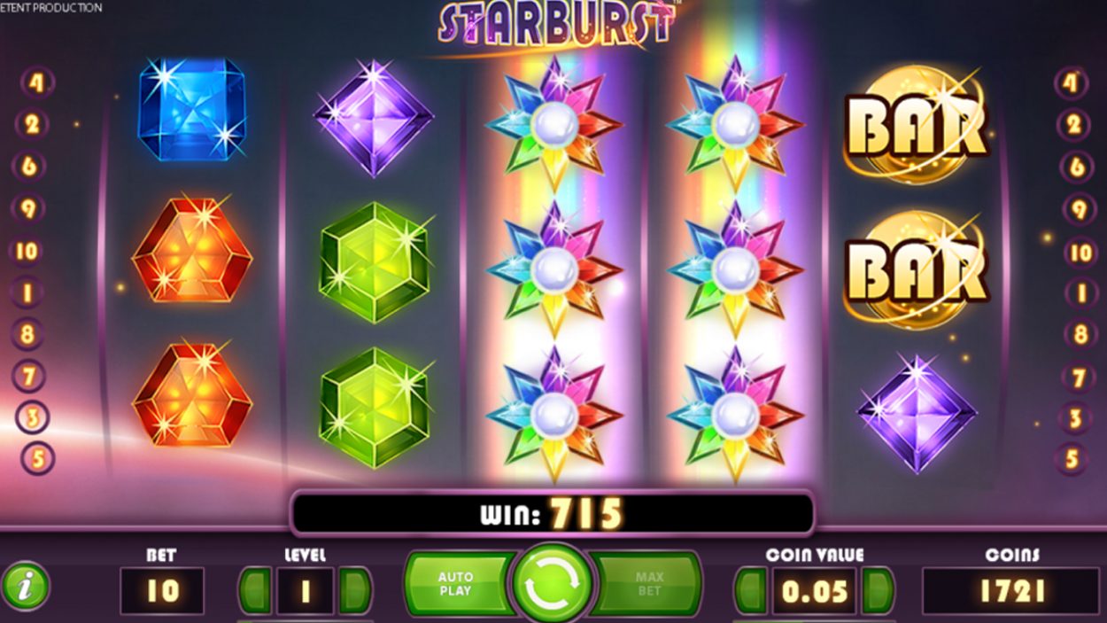 Игровой автомат «Starburst» для ценителей азарта в онлайн казино