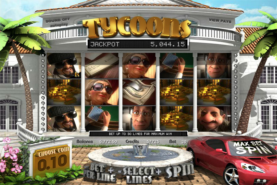 Игровой автомат «Tycoons» на сайте Монро Казино
