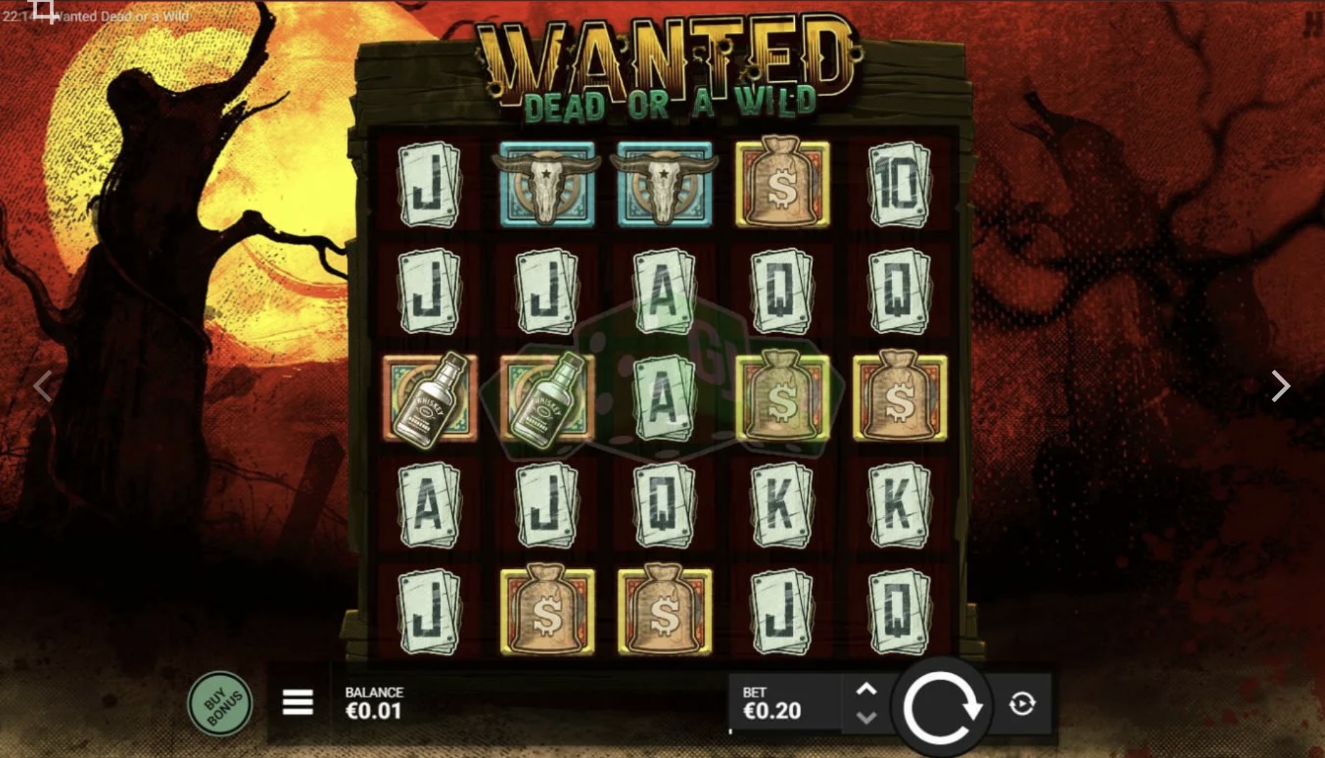 Игровой автомат «Wanted» на портале казино Вулкан