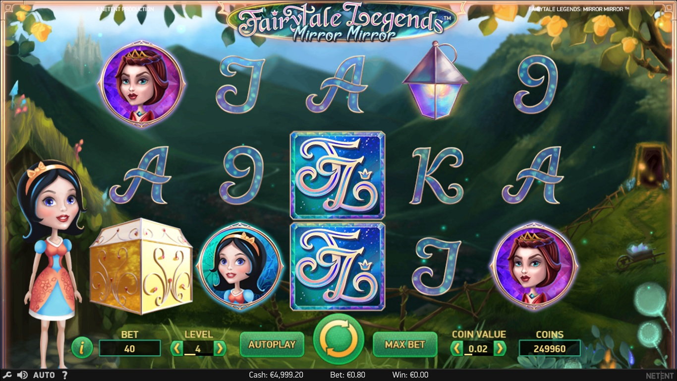 Игровой автомат «Fairytale Legends: Mirror Mirror» на зеркале казино Вулкан