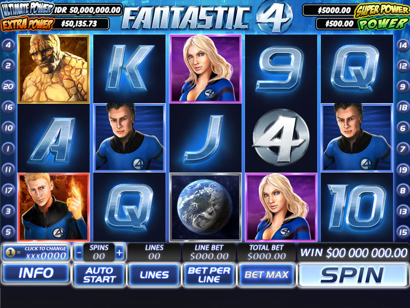 Легендарные супергерои в слоте «Fantastic Four» в казино Вулкан