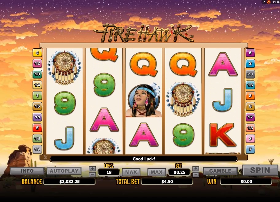 Игровой автомат «Fire Hawk» на официальном сайте казино Селектор
