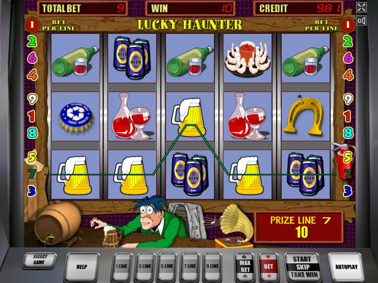 Описание слота «Lucky Haunter» в казино Плей Фортуна онлайн