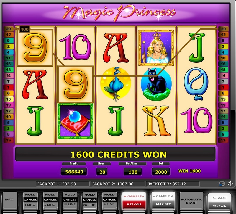 Игровой аппарат «Magic Princess» в онлайн казино