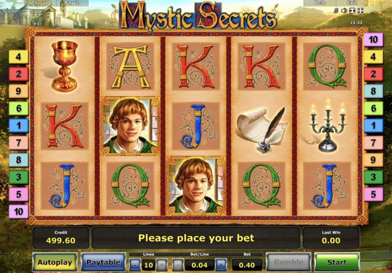 Начни играть в слоты онлайн «Mystic Secrets» на портале казино Вулкан