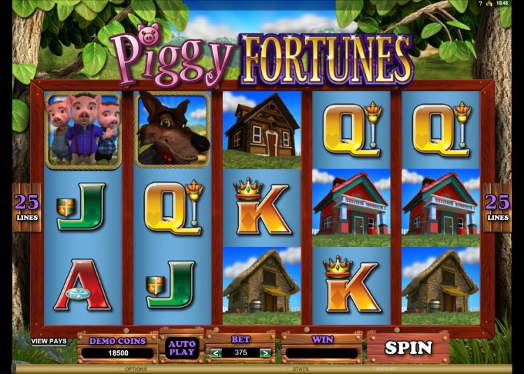 Автоматы на деньги «Piggy Fortunes» встретят вас в казино Вулкан