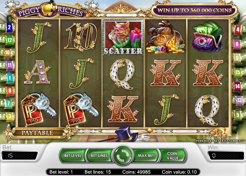 Игровой автомат «Piggy Riches» для гостей казино Вулкан