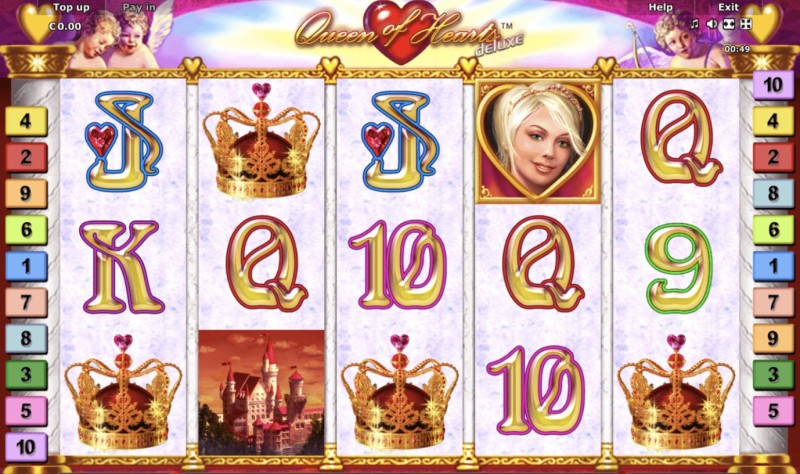 Используйте вход в казино Азино 777 для игры на слотах «Queen of Hearts»