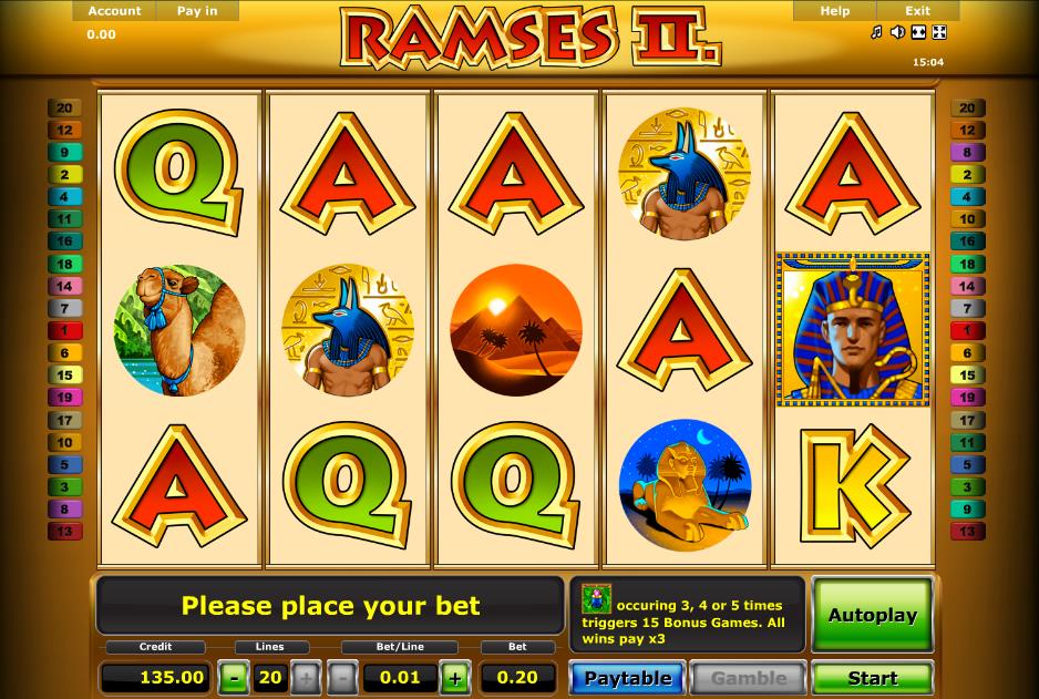 Увлекательный досуг и слоты «Ramses II» в казино Vulkan
