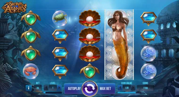 Поиграть в автоматы бесплатно «Secrets of Atlantis» на сайте казино Фараон
