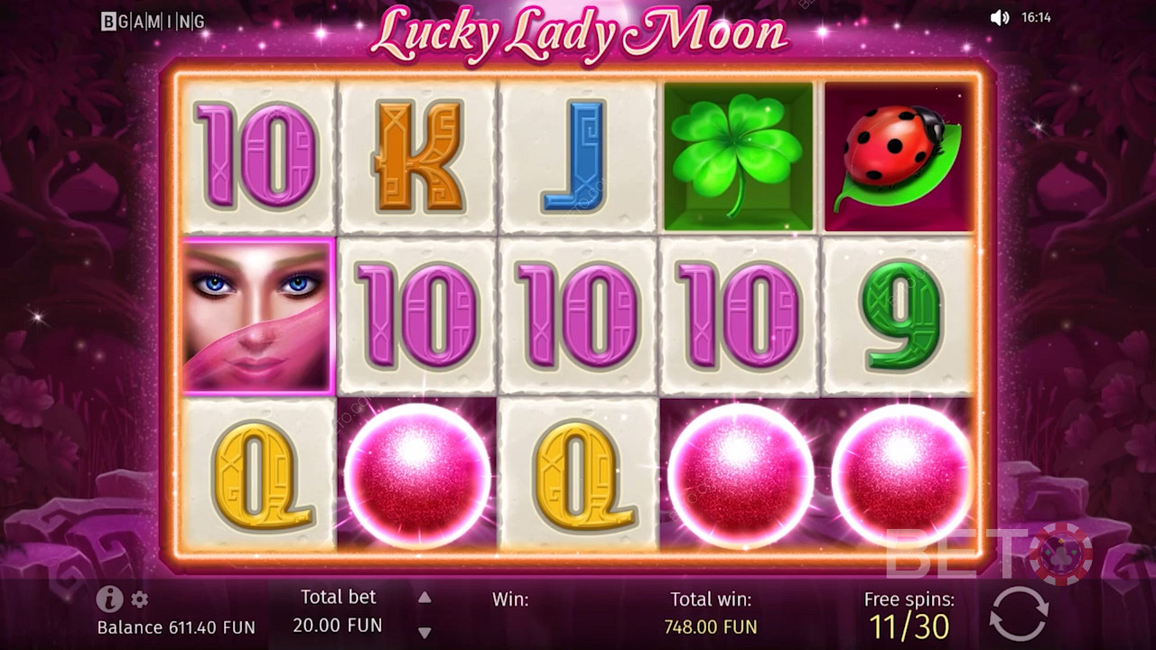 Lucky Lady Moon» Изи Казино: игра в жанре фэнтези, в которой есть шанс  принять участие