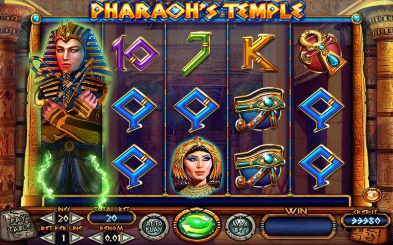 Playfortuna официальный сайт и слоты «Pharaoh’s Temple»
