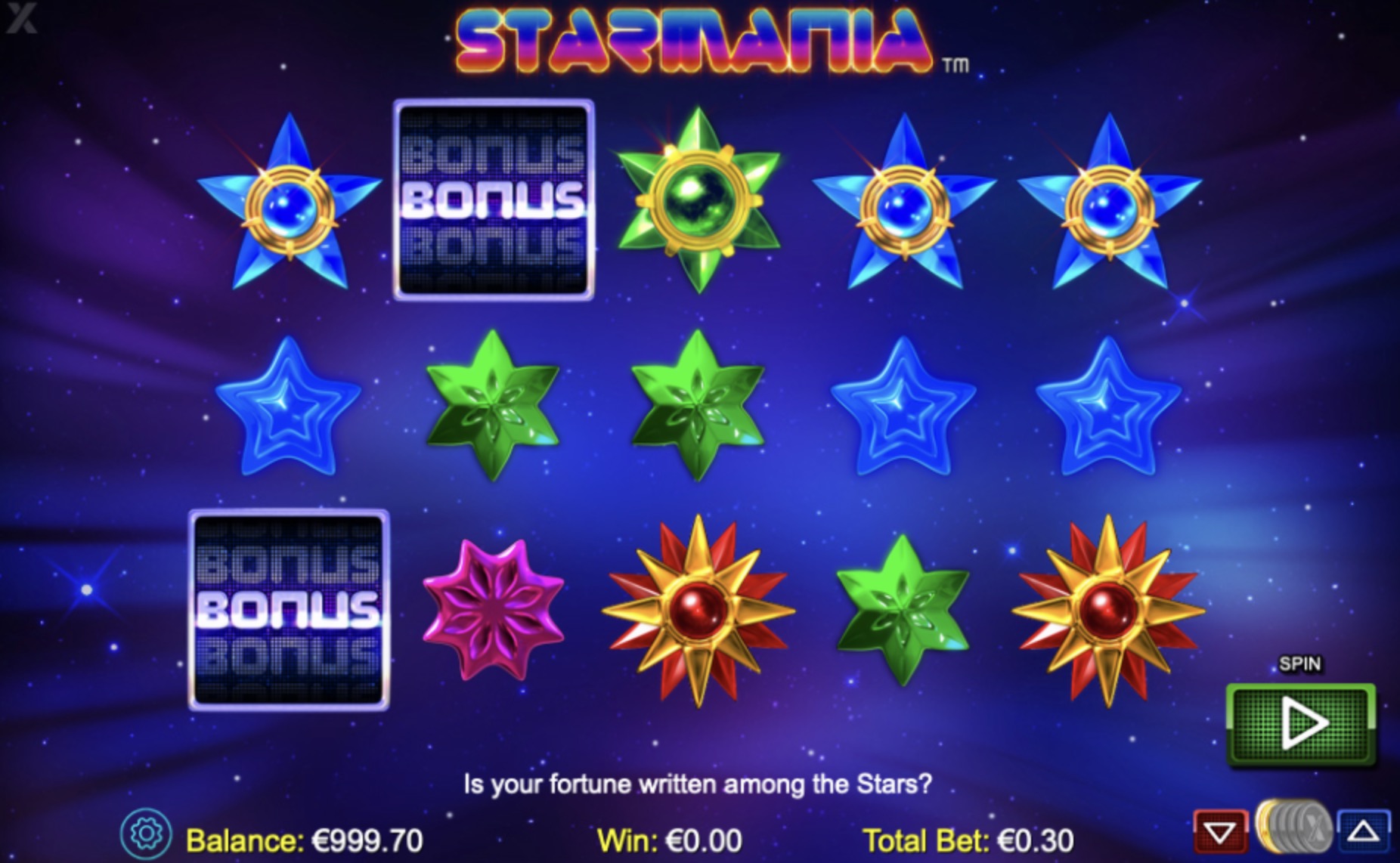 - Starmania  NextGen Gaming  Irwin casino:     RTP