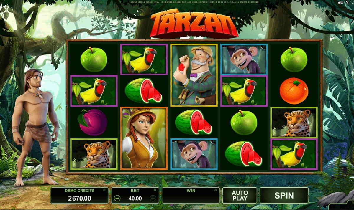 Видео-слоты «Tarzan» — играем на портале казино 1xBet
