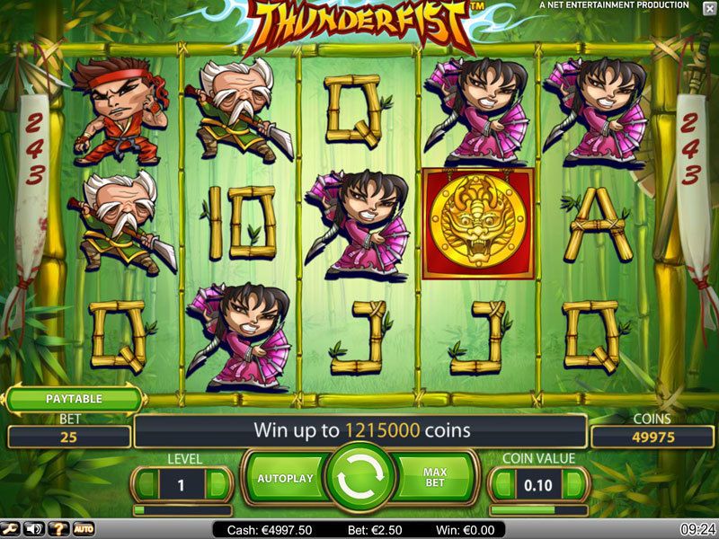 Игровые автоматы «Thunderfist» на сайте Рокс Казино Россия