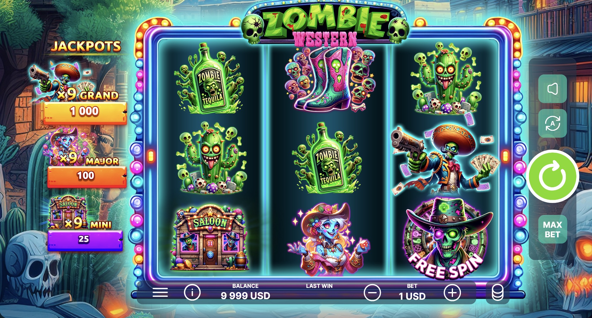 Зомби на Диком Западе — слоты «Western Zombie» от провайдера Onlyplay и  Starda casino