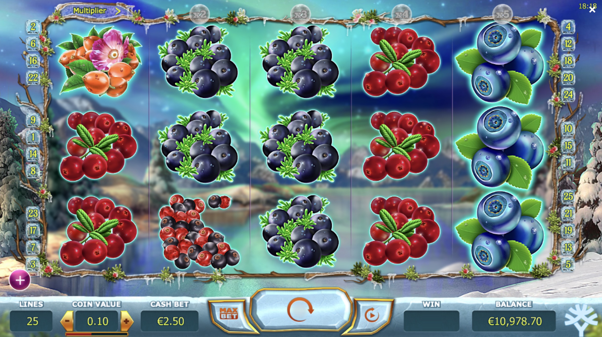   Winterberries   Yggdrasil Gaming   