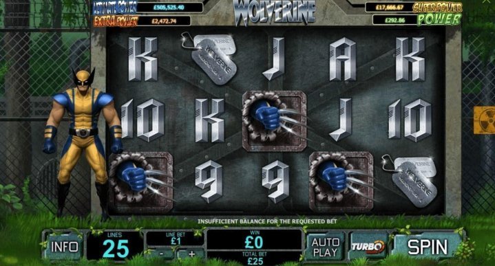 Wolverine:         Playtech   