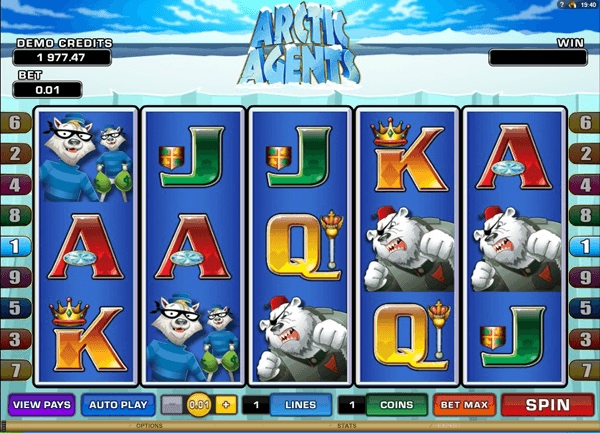 Азартные игры с автоматом «Arctic Agents» в казино Vulkan Stars
