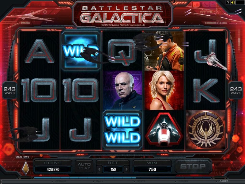 Игровые онлайн аппараты «Battlestar Galactica» в казино Вулкан Делюкс
