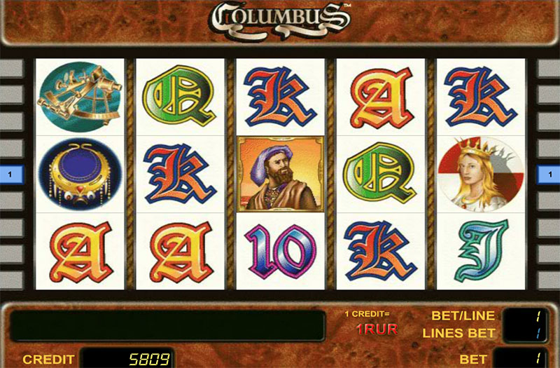 Слоты «Columbus» (Колумб) в Playdom casino