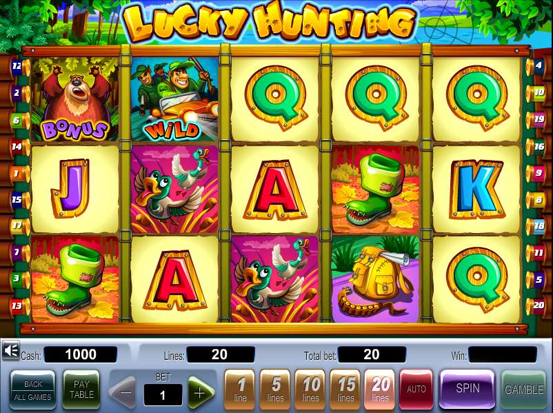 Игровые автоматы без регистрации «Lucky Hunting» на сайте казино Riobet