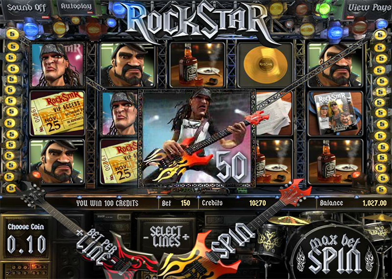 «Rock Star» — игровые автоматы Вулкан играть бесплатно