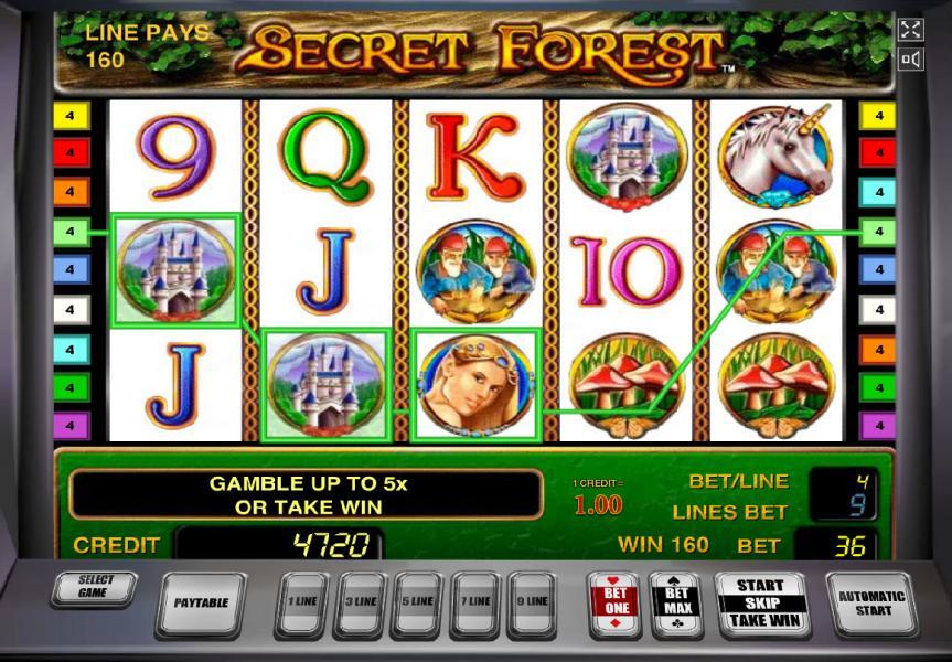 Классика игровых аппаратов — «Secret Forest» в казино Vulkan