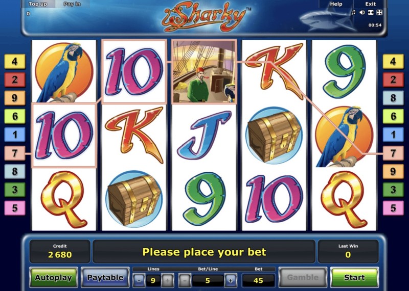 Игровые автоматы «Sharky» в казино Золотой Кубок