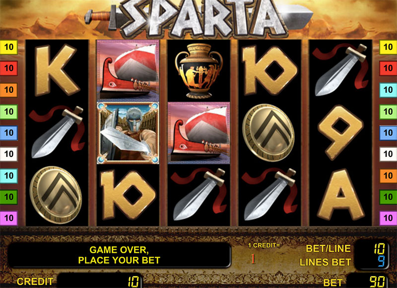Слоты «Sparta» — спешите скачать в казино Вулкан